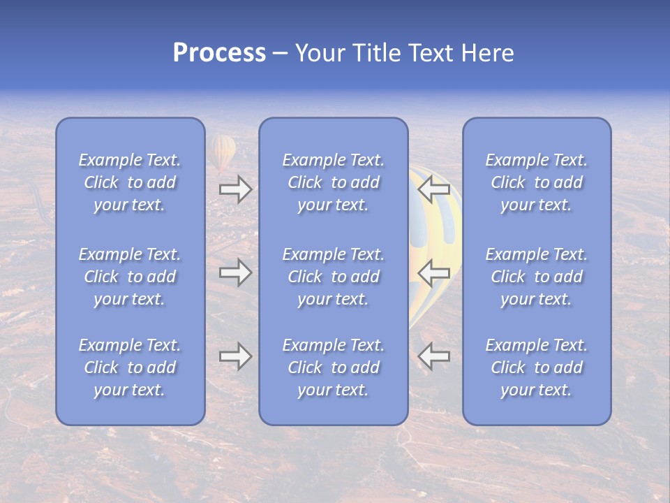 Aviation Air Valley PowerPoint Template