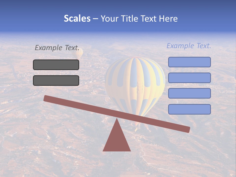 Aviation Air Valley PowerPoint Template