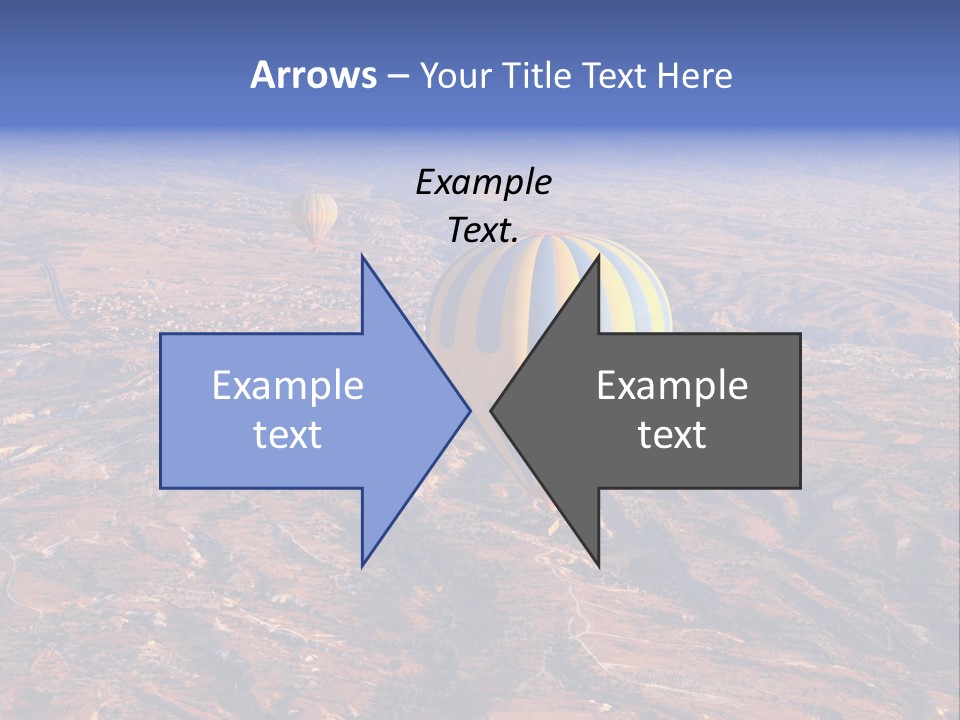 Aviation Air Valley PowerPoint Template