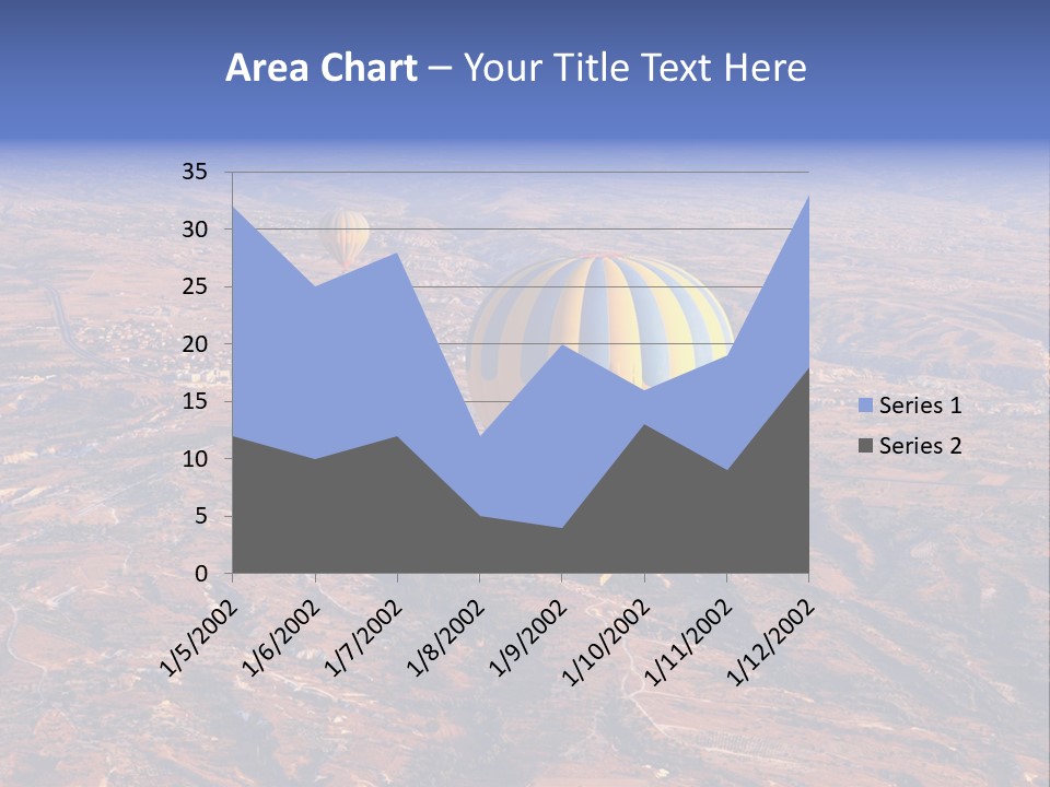 Aviation Air Valley PowerPoint Template