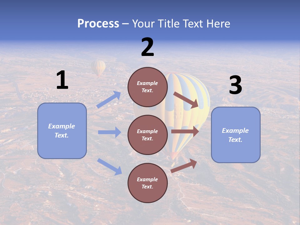 Aviation Air Valley PowerPoint Template