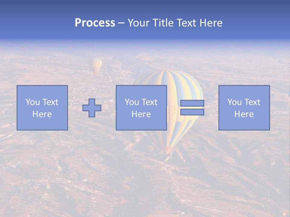 Aviation Air Valley PowerPoint Template