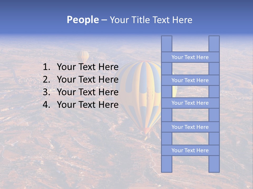 Aviation Air Valley PowerPoint Template