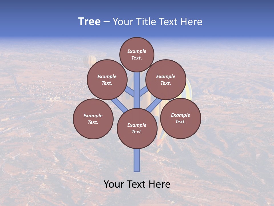 Aviation Air Valley PowerPoint Template