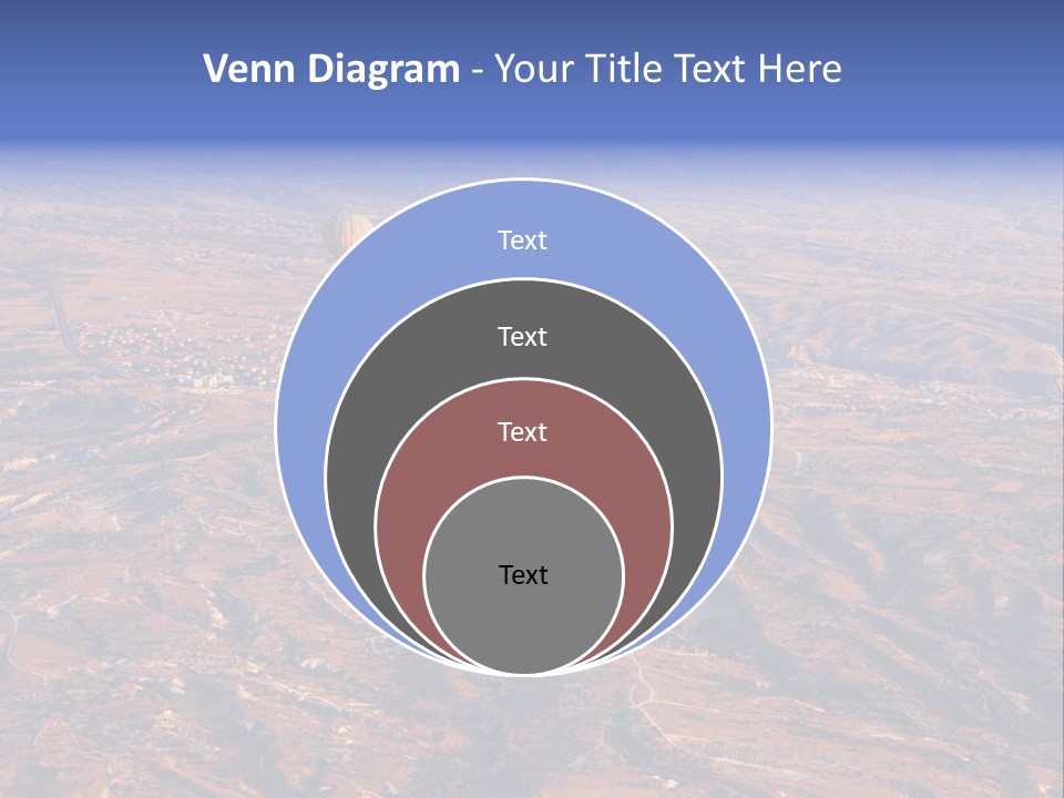 Aviation Air Valley PowerPoint Template