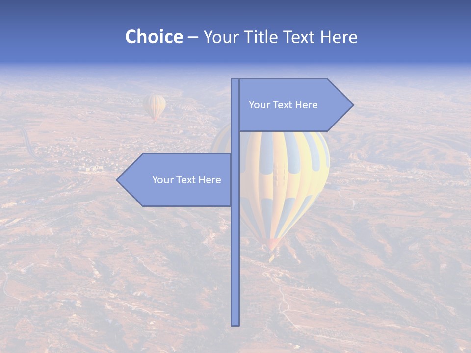 Aviation Air Valley PowerPoint Template