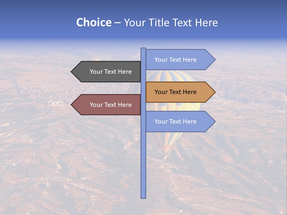 Aviation Air Valley PowerPoint Template