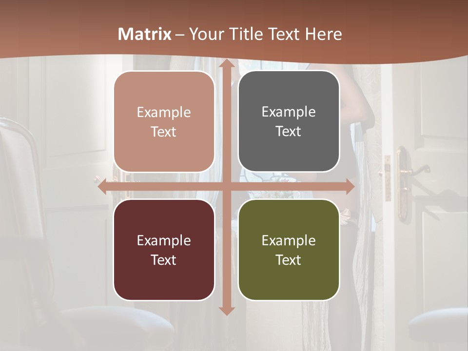 Sexy Indoor Slender PowerPoint Template