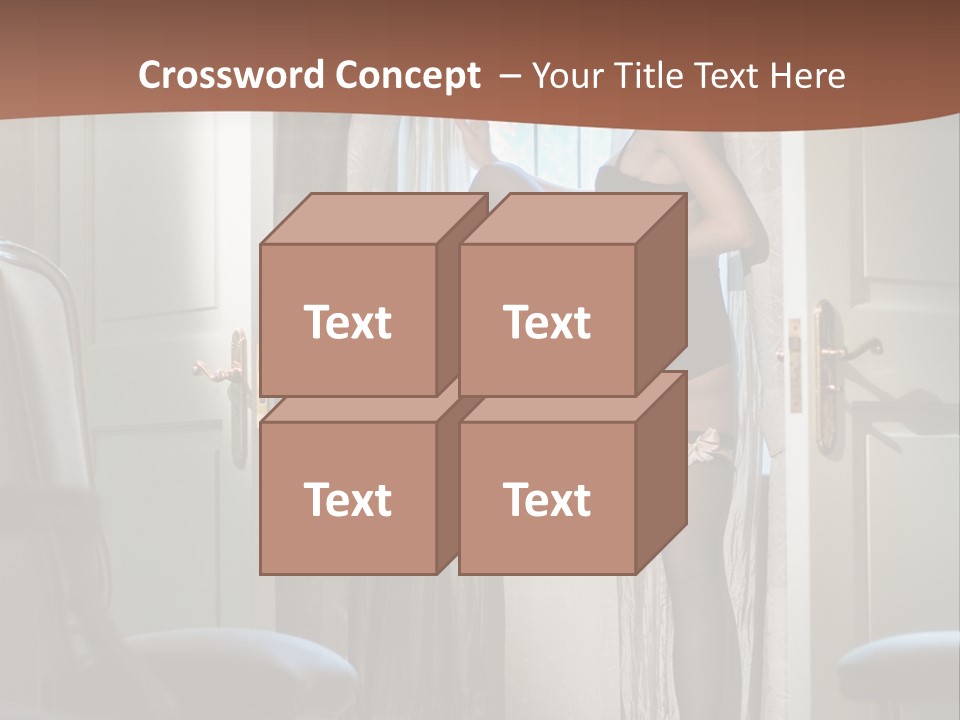 Sexy Indoor Slender PowerPoint Template