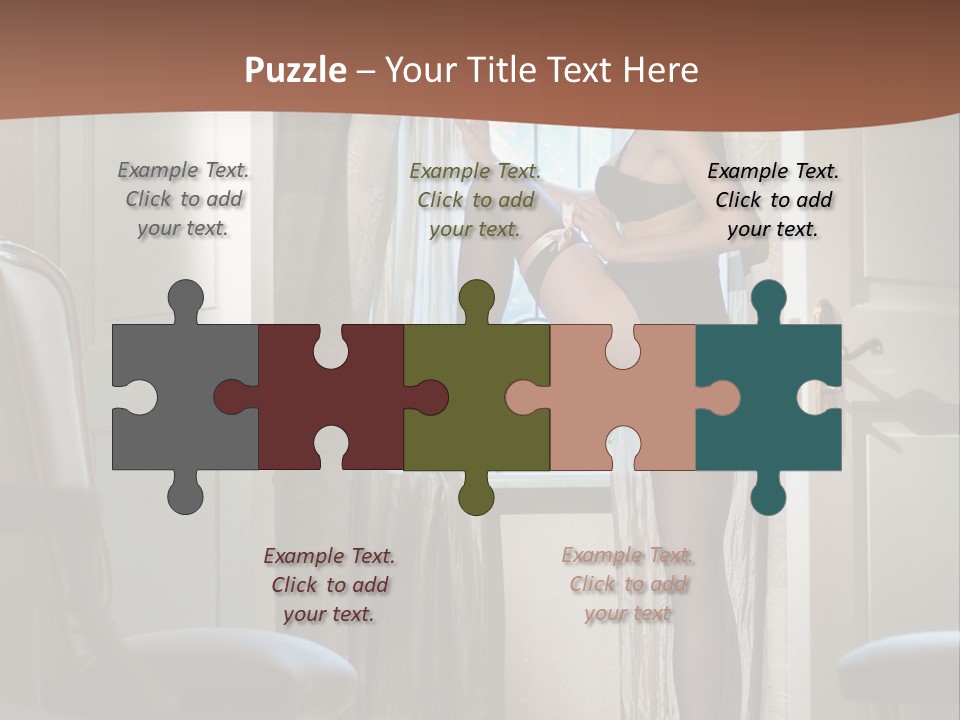Sexy Indoor Slender PowerPoint Template