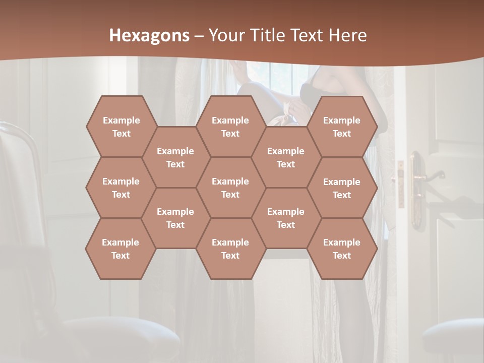 Sexy Indoor Slender PowerPoint Template