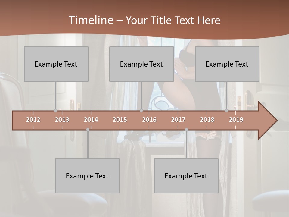 Sexy Indoor Slender PowerPoint Template