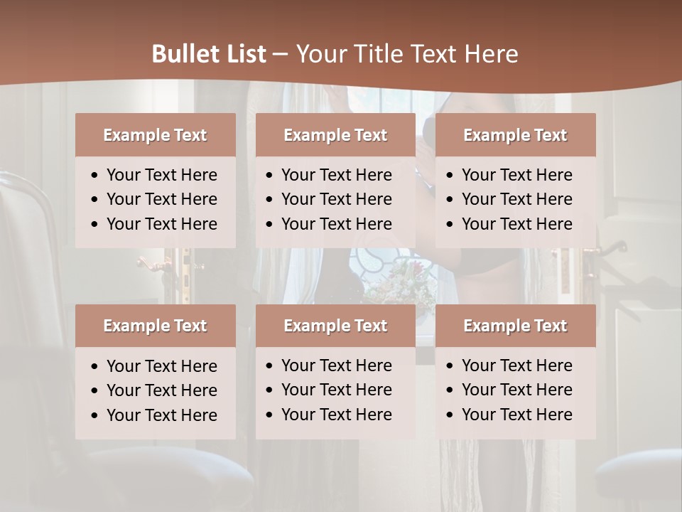 Sexy Indoor Slender PowerPoint Template