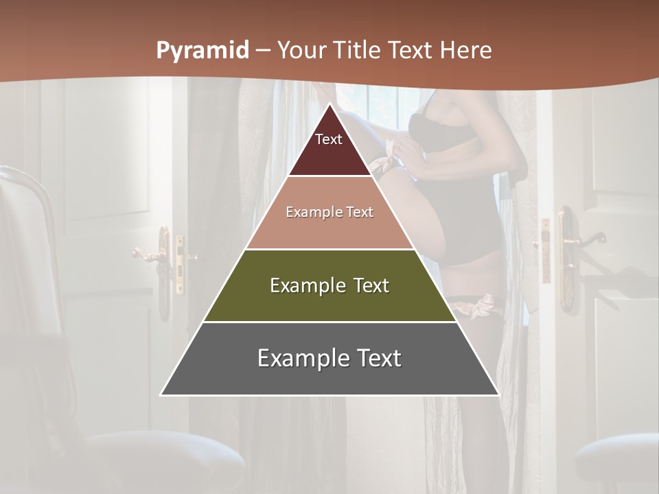 Sexy Indoor Slender PowerPoint Template