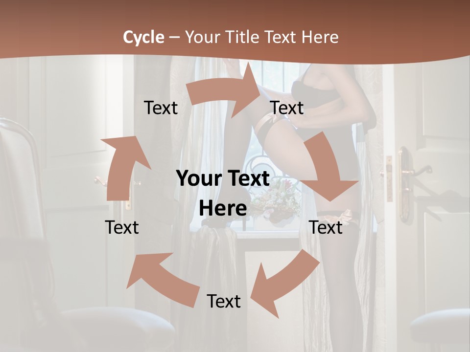 Sexy Indoor Slender PowerPoint Template