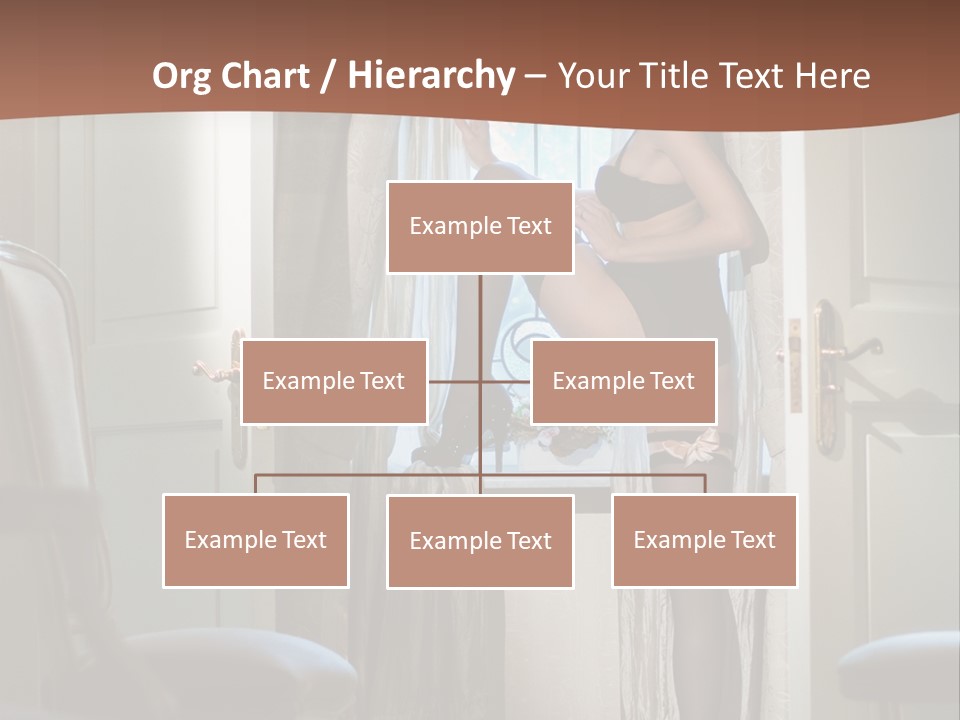 Sexy Indoor Slender PowerPoint Template