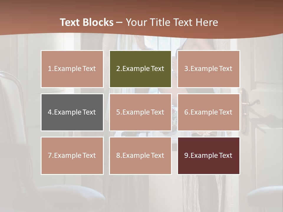 Sexy Indoor Slender PowerPoint Template