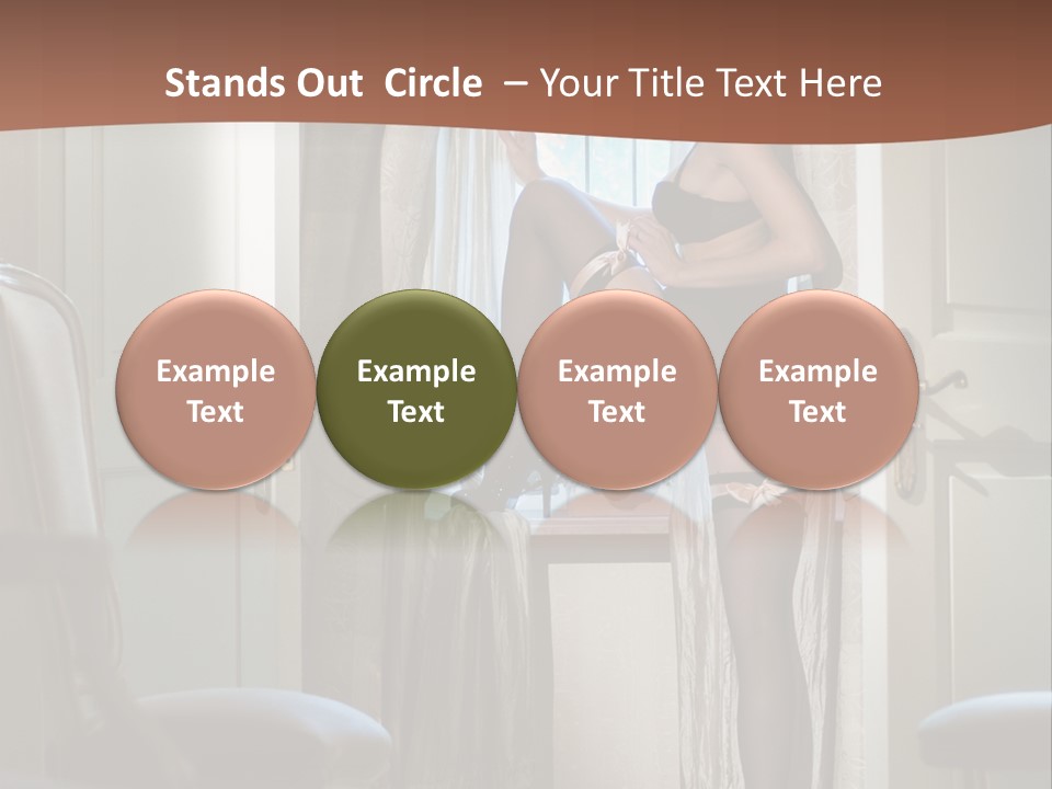 Sexy Indoor Slender PowerPoint Template