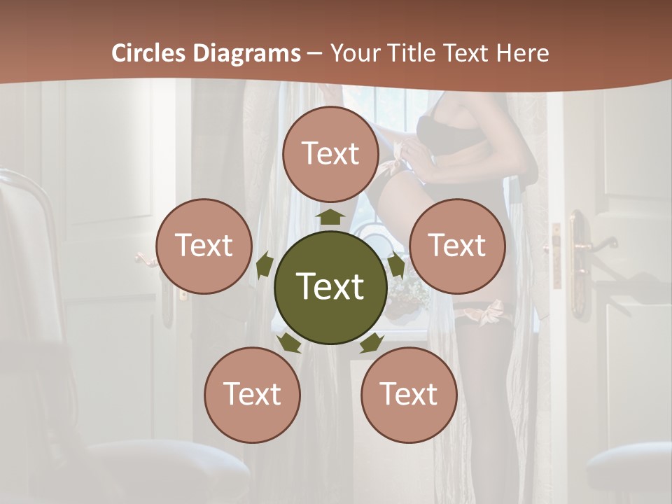 Sexy Indoor Slender PowerPoint Template