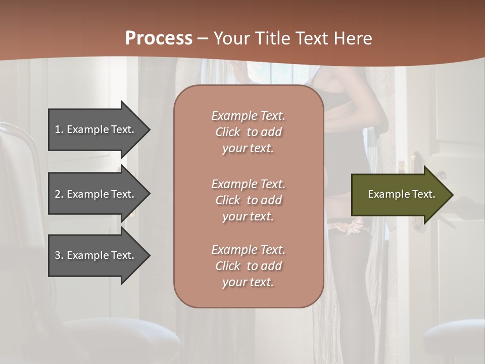 Sexy Indoor Slender PowerPoint Template