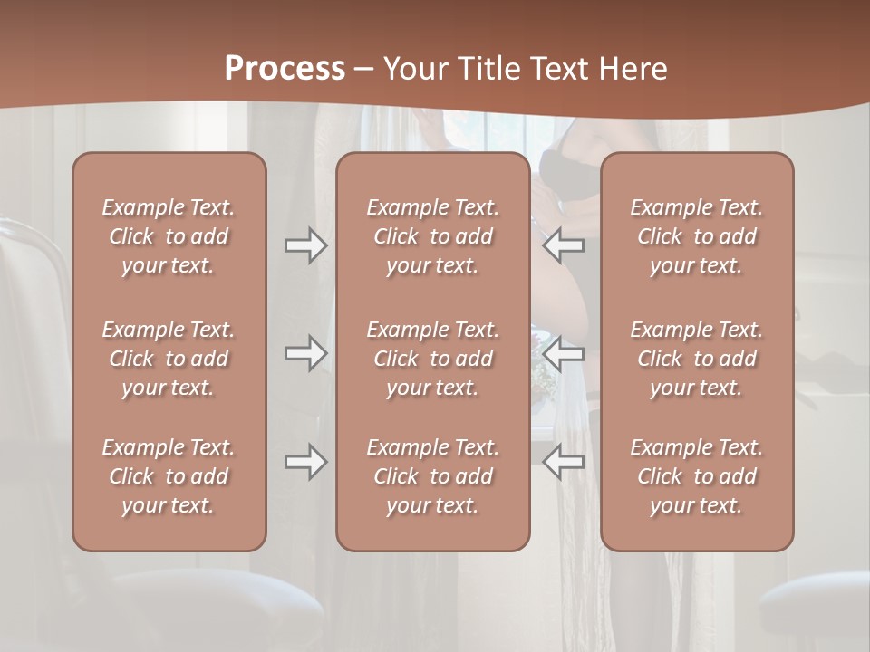 Sexy Indoor Slender PowerPoint Template