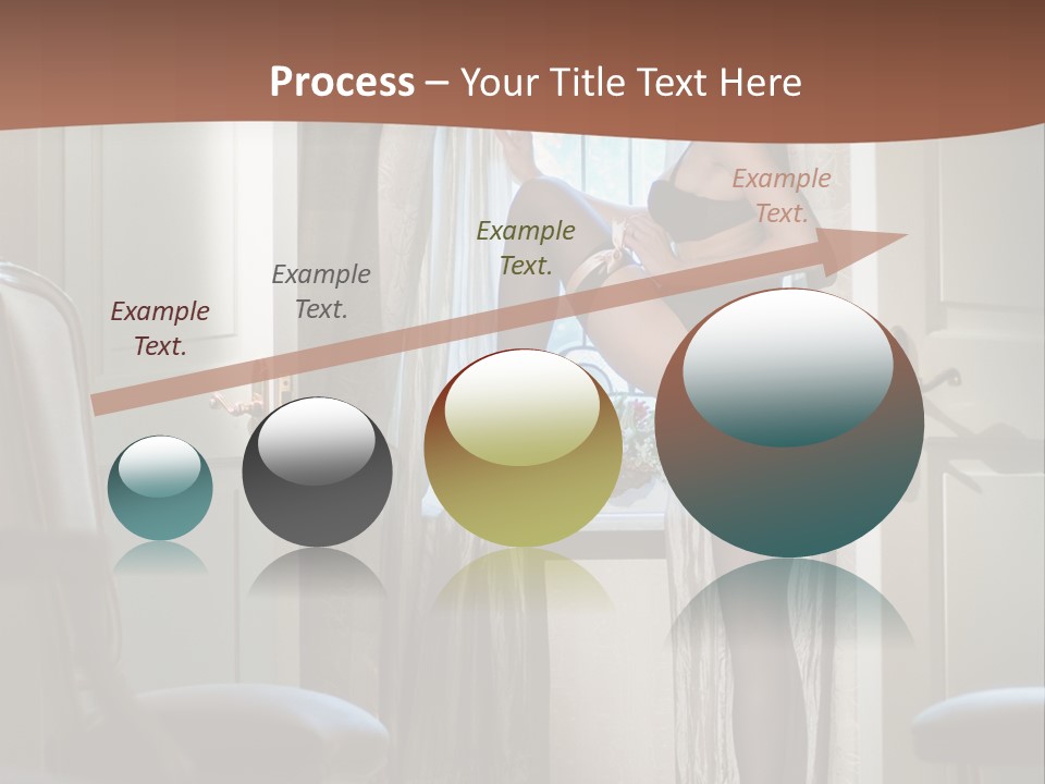 Sexy Indoor Slender PowerPoint Template