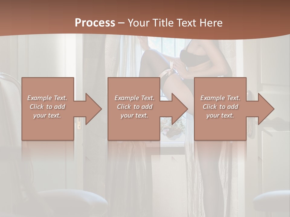 Sexy Indoor Slender PowerPoint Template
