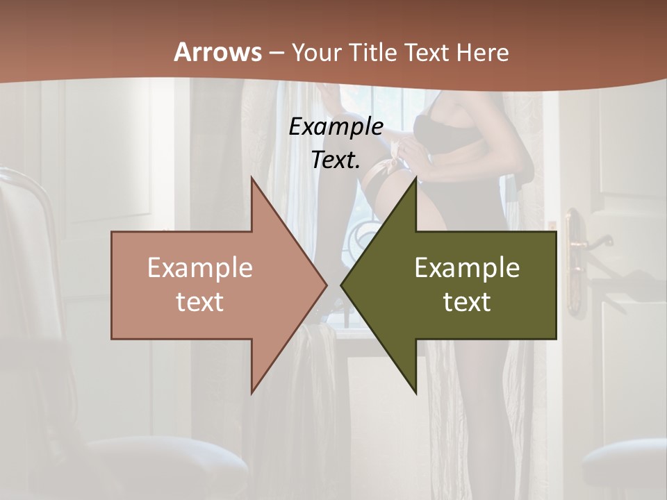 Sexy Indoor Slender PowerPoint Template