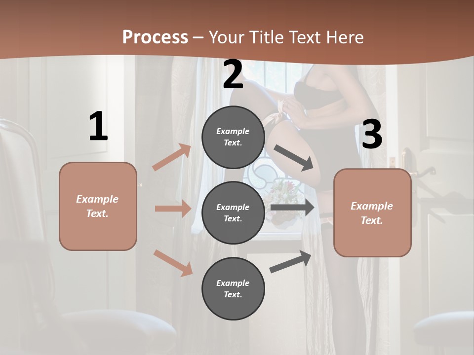 Sexy Indoor Slender PowerPoint Template
