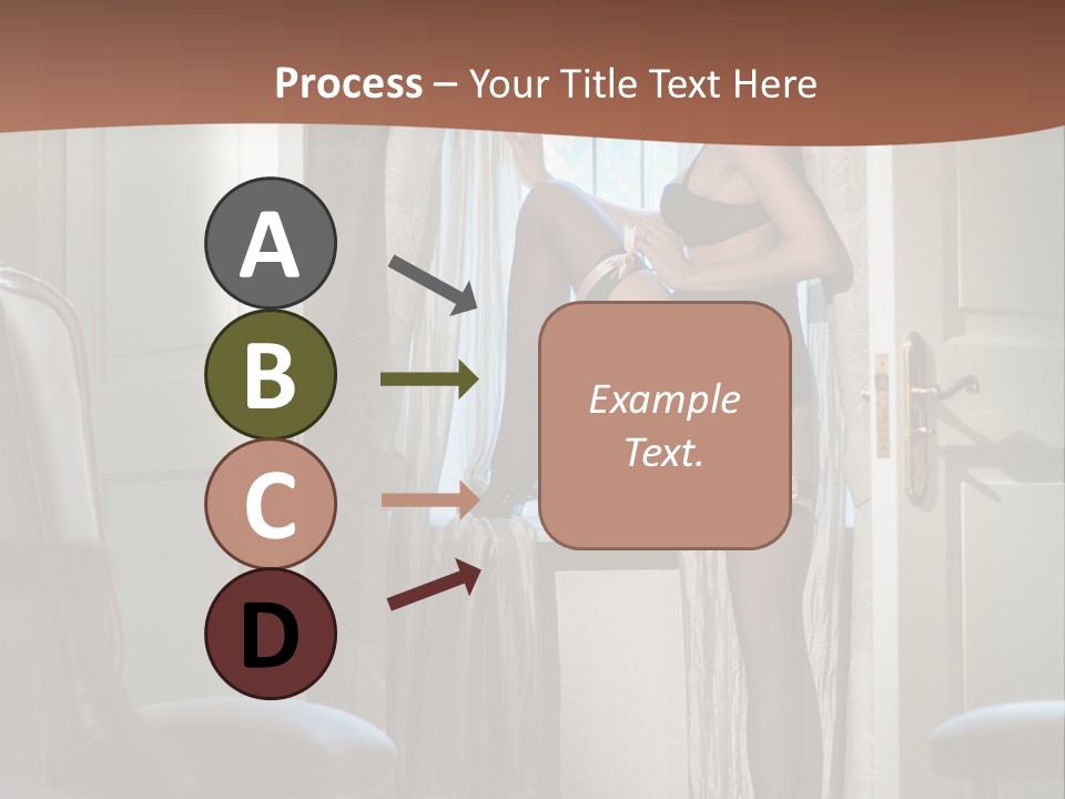 Sexy Indoor Slender PowerPoint Template
