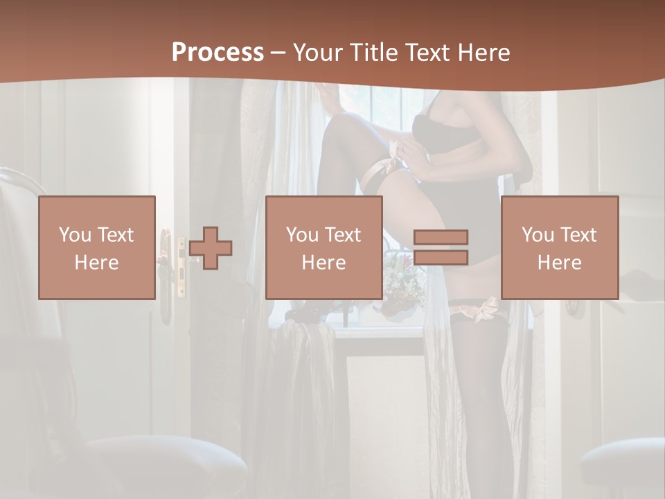 Sexy Indoor Slender PowerPoint Template