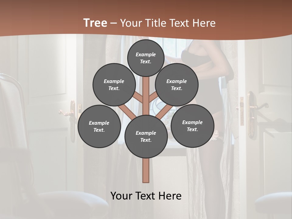 Sexy Indoor Slender PowerPoint Template