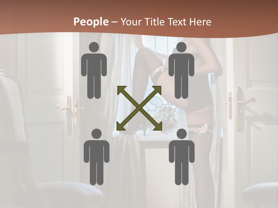 Sexy Indoor Slender PowerPoint Template