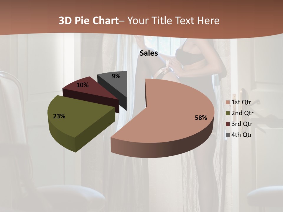 Sexy Indoor Slender PowerPoint Template