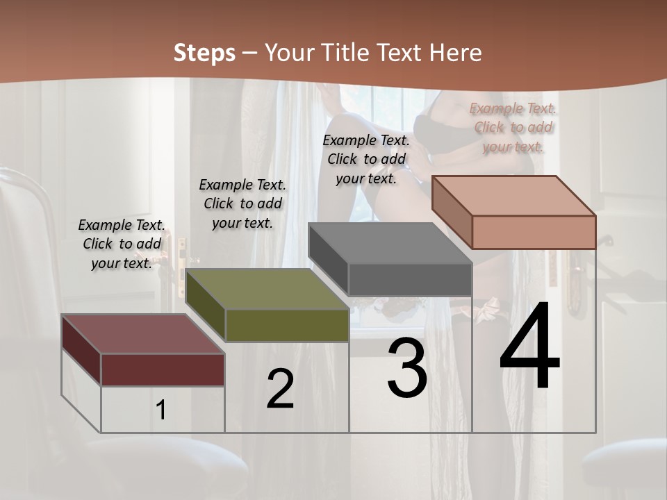Sexy Indoor Slender PowerPoint Template