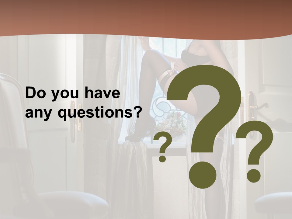 Sexy Indoor Slender PowerPoint Template