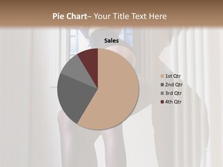 Lacy Underclothes Window PowerPoint Template