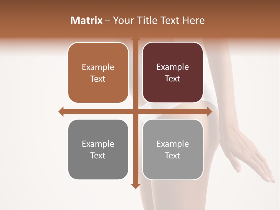 Skin Isolated Girl PowerPoint Template