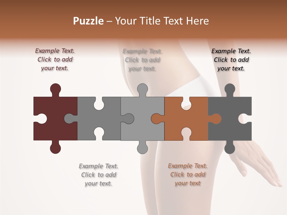 Skin Isolated Girl PowerPoint Template