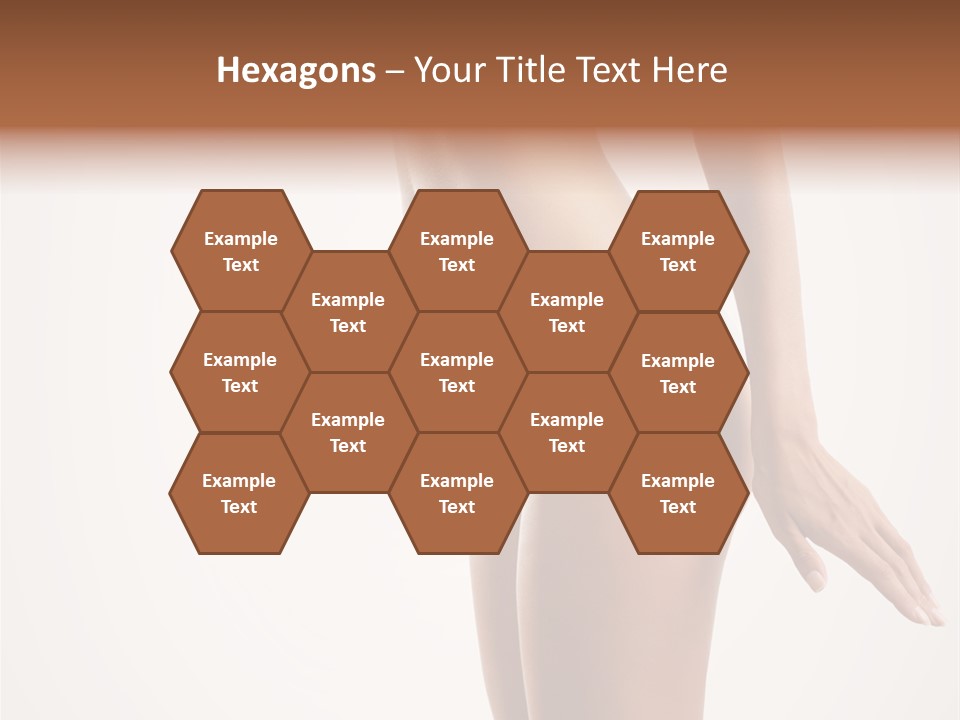 Skin Isolated Girl PowerPoint Template