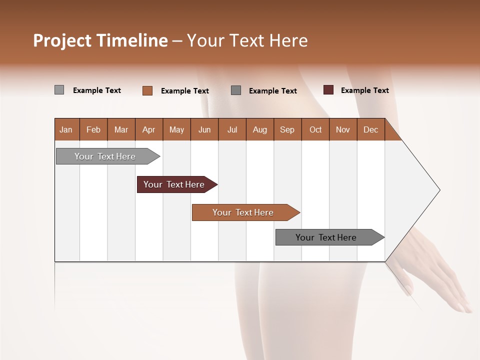 Skin Isolated Girl PowerPoint Template