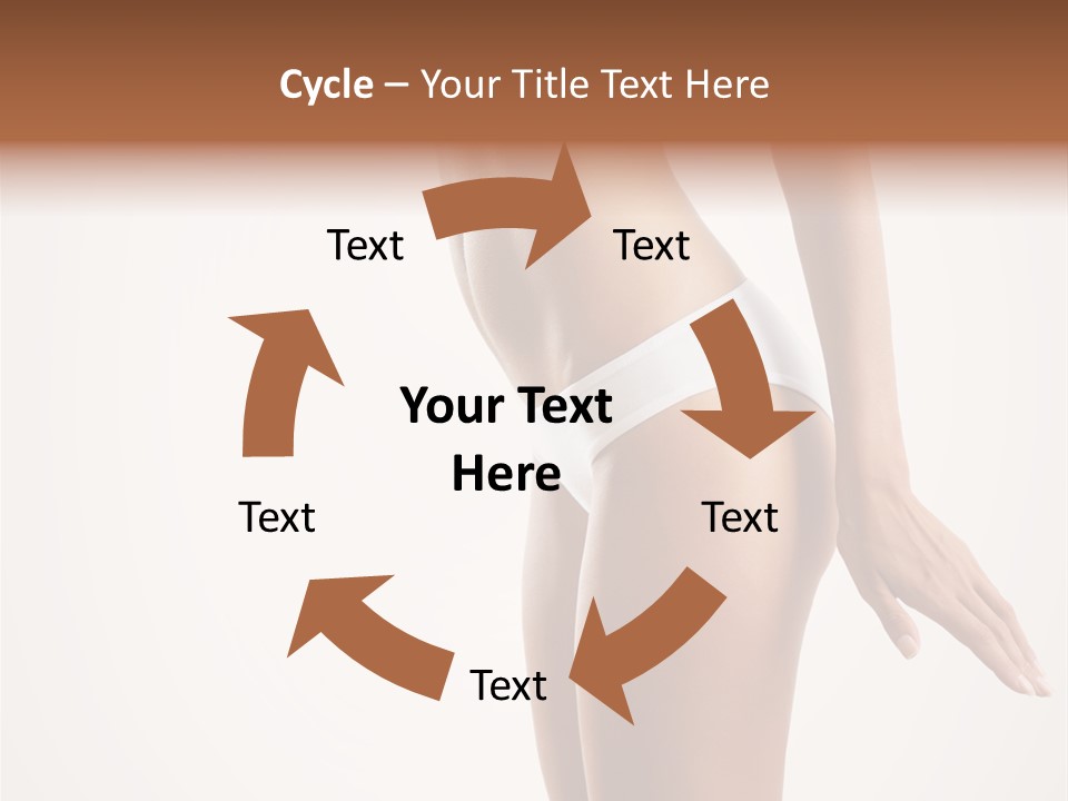 Skin Isolated Girl PowerPoint Template