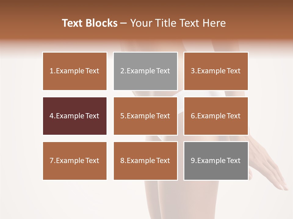 Skin Isolated Girl PowerPoint Template