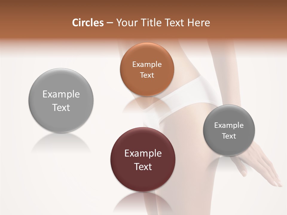 Skin Isolated Girl PowerPoint Template