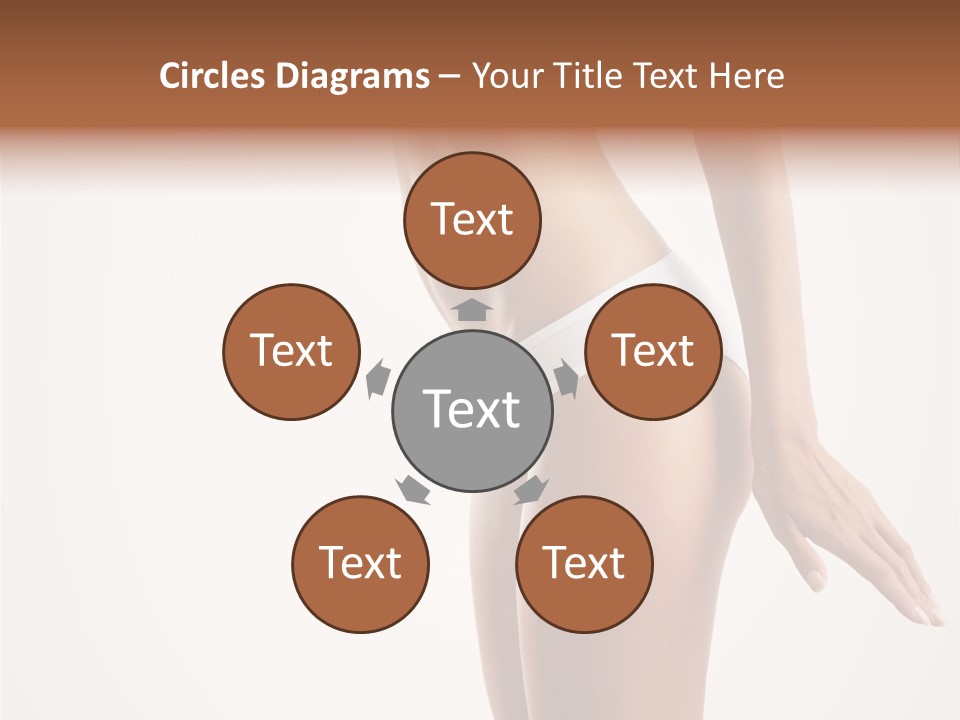 Skin Isolated Girl PowerPoint Template