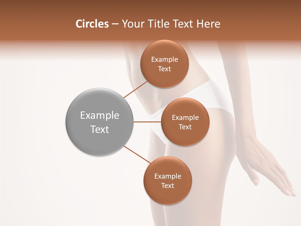 Skin Isolated Girl PowerPoint Template