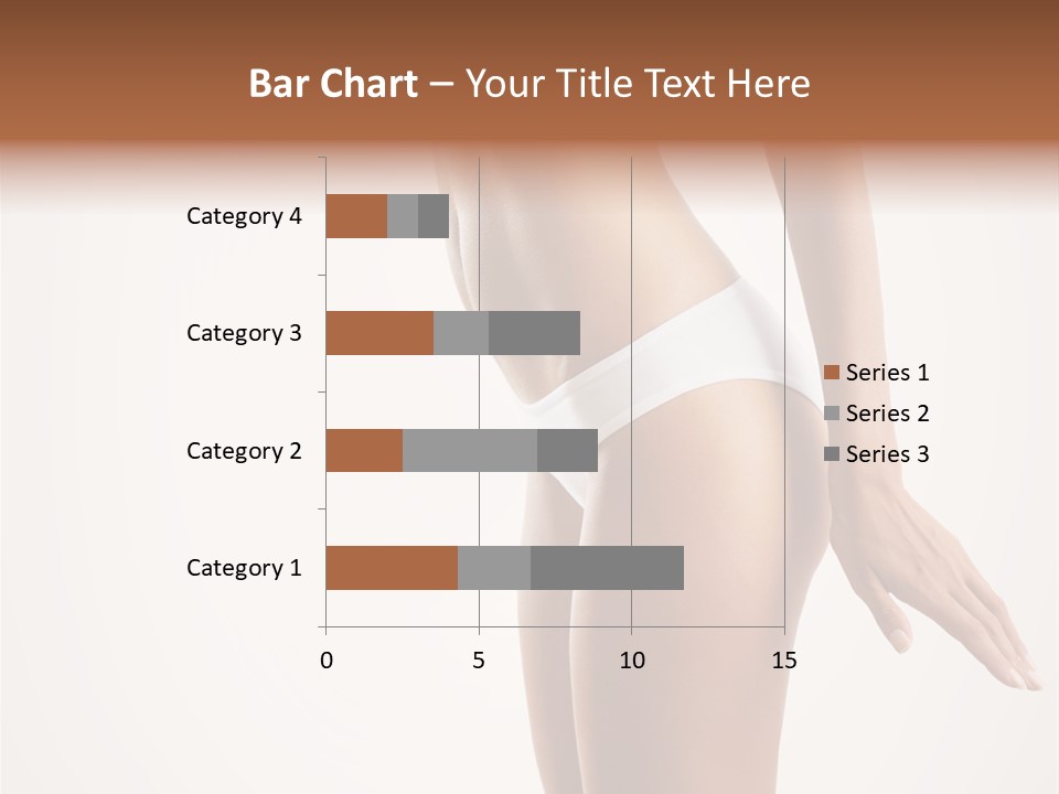 Skin Isolated Girl PowerPoint Template