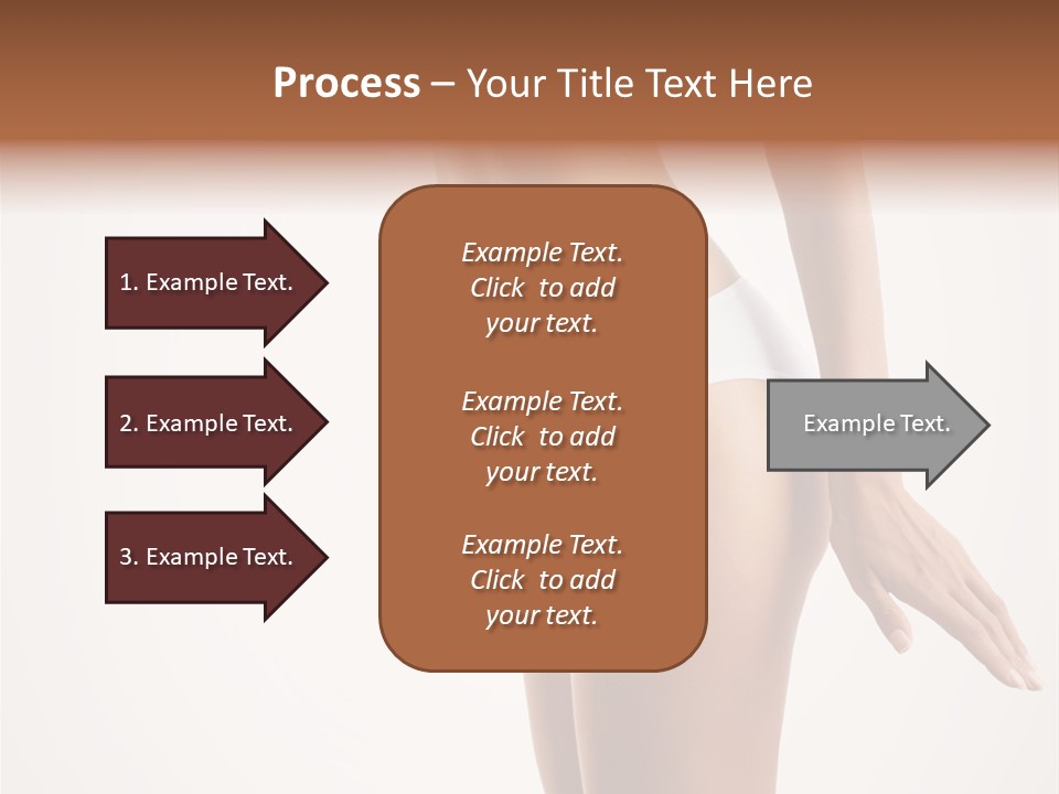 Skin Isolated Girl PowerPoint Template