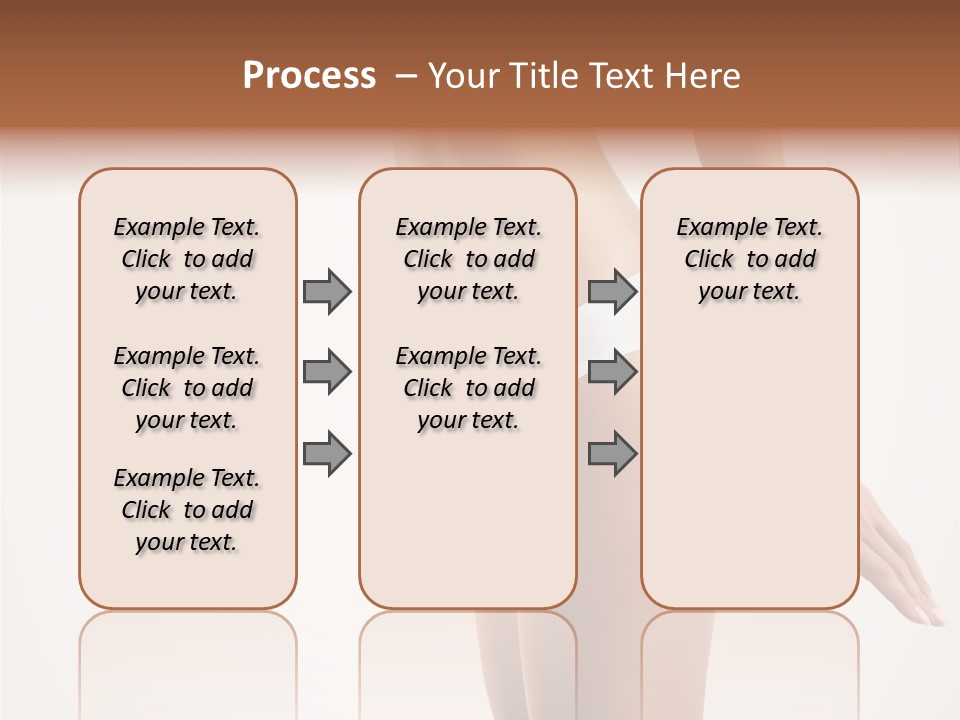 Skin Isolated Girl PowerPoint Template