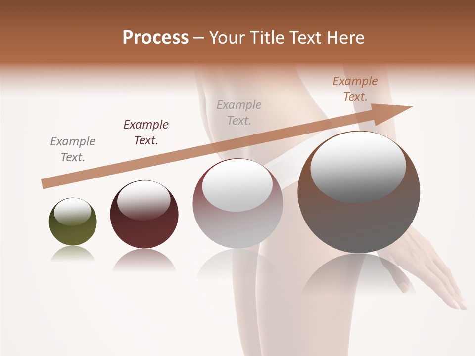 Skin Isolated Girl PowerPoint Template